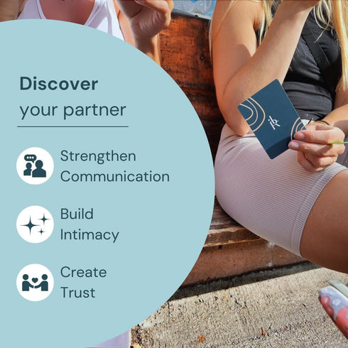 In Real Life Conversation Cards for Couples - Dating Games to Date Deeper - Relationship Card Game for New Couples