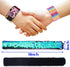 VGOODALL 12 PCS Glitter Slap Bracelets for Kids, Sequin Mermaid Wristbands for Birthday Party Favors Supplies
