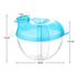 Accmor Baby Formula Dispenser for On-the-Go Feedings, Three-Compartment Non-Spill Formula Container to Go, Snack Milk
