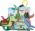 Dinosaur Baby Books for 0-6 Months, Crinkle Cloth Tummy Time Toy Touch and Feel for Babies and Toddlers