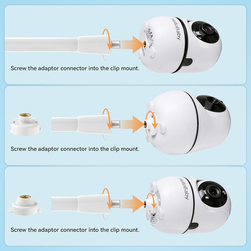 tihii HB6550/ HB6560/ HB65/ HB6351/ HB40/ HB6339/ HB6336, SM935E Baby Monitor Mount Compatible with HelloBaby