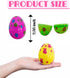 50 2.3" 1.75" GiftExpress Pattern Color Easter Eggs - Piece Assorted Bulk x Plastic Eggs w/ Hinge - Adult & Kid Party