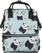 FHEDVBN Cartoon Panda Bear Diaper Bag Backpack for Women Multifunction Waterproof Mummy Backpacks