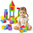 Large Building Blocks for Toddlers 2-3, Big Foam Bath Toys, Soft Stacking Blocks Set for 18+ Month Olds