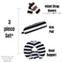 Set, Infant Car Seat Head Support Black White Stripes, Newborn Head Rest, Baby Strap Covers, Carry Cushion, Stroller