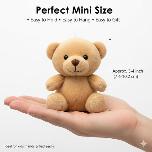 Yaliuliu 24 Pack Mini Stuffed Animals Bulk Tiny Plushies Keychain for Kids, Small Animal Plush Toys for Classroom