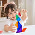 700 3D 4-8, 8-12 YPLUS Mini Magnetic Tiles Travel Magnetic Blocks Building Toys, Shapes Magnet Tangrams Puzzle