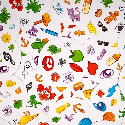 Zygomatic Spot It! Classic Card Game (2024 Refresh), Eco-Sleeve Edition, 5-in-1 Visual Perception Game for Family Fun