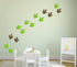 24 Dinosaur Footprint Wall Stickers, Cute Vinyl Decals for Kids Nursery, Removable Dinosaur Art for Wall Decor