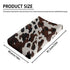 Brown Cows Print Changing Pad Covers for Baby Boys & Girls - Ultra Soft Breathable Diaper Covers, 32"x16"