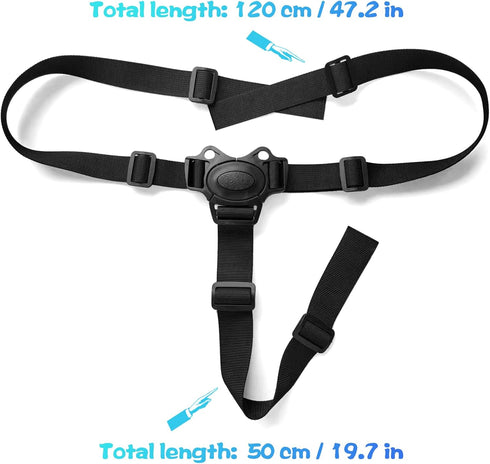Funien 3 Baby Safety Belt High Chair Straps Seat Adjustable Point Harness for Child Kid Stroller High Chair