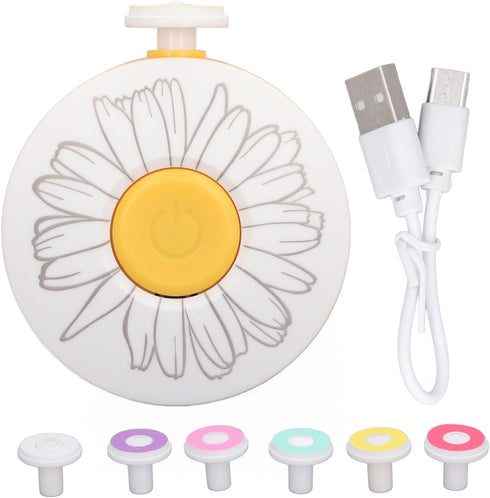Srliya Trimmer Baby Nail Grinder Rechargeable Nail Silent Safty Electric Nail Polishing Tool for Newborn Infant Toddler