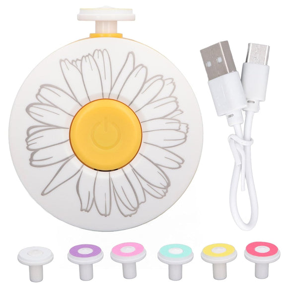 Segrehy Baby Nail Grinder Rechargeable Silent Safe Electric Nail Trimmer Polishing Tool for