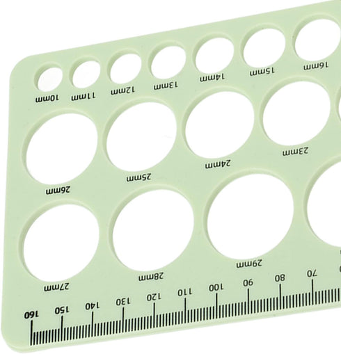 Nurnesy 1.5m Nipple Ruler, Flexible Silicone Breast Flange Measurement Tool for Breast Pump Flange Sizing, Postpartum