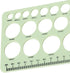 Nurnesy 1.5m Nipple Ruler, Flexible Silicone Breast Flange Measurement Tool for Breast Pump Flange Sizing, Postpartum
