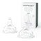 Momcozy Soft Baby Nipple Premium Natural Flow Silicone for Wide-Neck Bottles, BPA-Free,