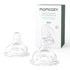Momcozy Soft Baby Nipple Premium Natural Flow Silicone for Wide-Neck Bottles, BPA-Free,