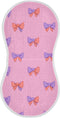 decor gift Cotton Large Burp Cloths for Baby Soft and Absorbent Pink Bow Lilac