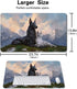 Board Game TCG Playmat Table Mats Games Size 60X35 cm Mousepad Compatible for MTG RPG CCG Trading Card Game Play mats (RIN and SERI, INSEPARABLE)