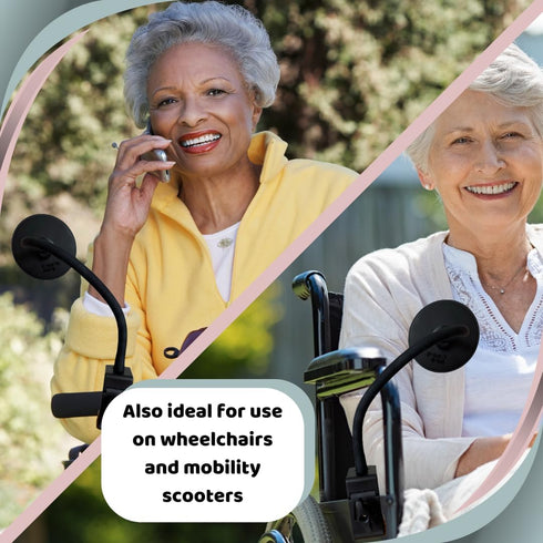 Original Stroller Mirror- See Baby's Face on Walks. Rear View Mirror for Prams and Strollers. Easy Connection.
