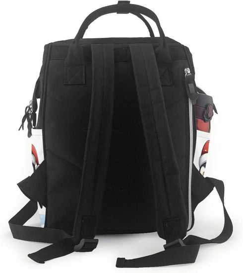 DWVTSLH Backpack Mummy Backpack Christmas Penguin Diaper Bag Multifunction Nappy Bags Waterproof Large Capacity Travel