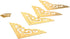 4Pcs 2.5" Album dophee Brass Flat Corners Bracket, Retro Table Corner Cover Protectors for Box Cabinet Desk Book Frame