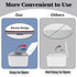 2Pcs Baby Wipes Dispenser, Diaper Wipe Holder with Lid, Refillable Wipes Case Container with Sealing Design, Flushable