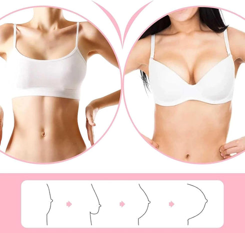 XFIXWSASV Wireless Electric Breast Massager, Vacuum Therapy Machine for Fast Enlargement, Double Cup Pump with Bust