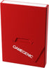 Gamegenic Cube Pocket 15+ Deck Box - Slim Card Holder for TCGs, LCGs, Board Games, Red Color, Modular System