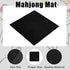 Outdoor(Black,40 40 Inch) Buryeah Mahjong Mat Large Non Slip Neoprene Rubber Table Mat Noise Reduction Dominoes Poker