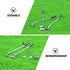 jojofuny Miniature Golf Club Balls Set, 1 Set of Dollhouse Golfing Club, Mini Golf Clubs for 1:12 Scale Dollhouse