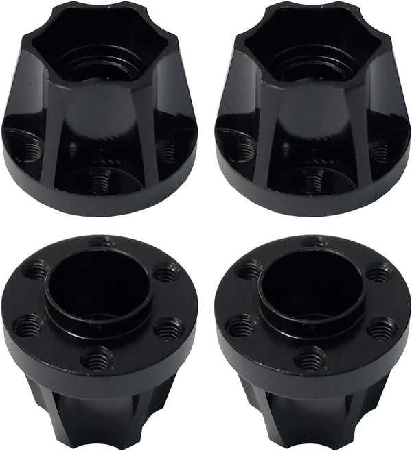 4Pcs RC Metal 12mm Hex Wheel Hubs Adapters for 1.9/2.2inch Beadlock Wheel Rim Axial SCX10 Trx4 Wraith Gen7 Gen8 D90