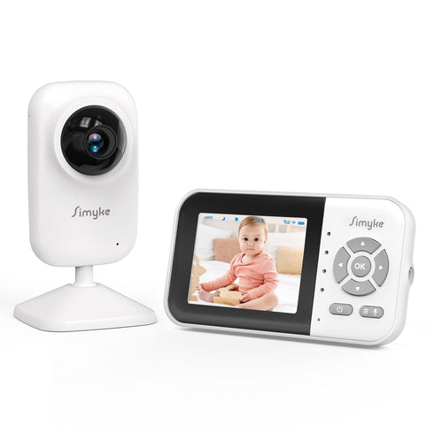 Upgrade Video Baby Monitor - WiFi Baby Camera with 2.8" Display, 1200ft Range, 2 Way Talk, Auto Night Vision