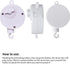 sweetfamily 34 Inch Baby Crib Mobile Bed Bell Holder with Music Box,Adjustable Holder DIY Arm Bracket Nut Screw