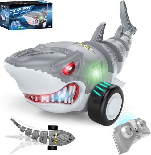 HAHAone Remote Control Shark Car,rc Cars,Toys for Kids Age 4 5 6 7