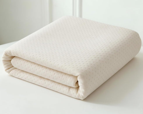 280 52 28 Deluxe Organic Cotton Percale Crib Mattress Protector Waterproof OCS Certified - Premium GSM Breathable Soft