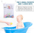 2 x Baby Bath Toy Organizer, Bath Toys Storage Mesh Bag with 4 Strong Suction Hooks, Quick Drying Basket
