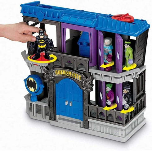Fisher-Price Imaginext DC Super Friends Gotham City Jail Playset with Batman and Bane Figures, Ages 3-8