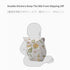 Poksun (60PCS) Baby and Infant Disposable Travel Bibs - Soft, Leakproof, for Toddlers Babies, Feeding, Traveling, Fruit