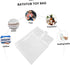 ORFOFE Hanging Storage Bag for Diapers and Clothes Wall-mounted Mesh Organizer Pouch for Toys and Essentials White