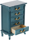 Toyvian Dollhouse Cabinet Miniature Drawer Cabinet 1:24 Scale Mini Wood Cabinet Wooden