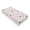 Colorful Sea Animals Changing Pad Covers, Fitted Baby Changing Table Sheets with Ocean Whale, Dolphin, Turtle, 32''x16''