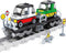General Jims Railway Flatbed Train Car with Cars Building Block Set, 186