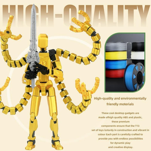 SGYYSG T13 13 3D Robot7.2 Inch (Assembly Completed) Action Figure, T Printed Toys - The Premium Action Figures