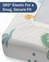 Pack 2 52x28x8in Baby Crib Sheets for Boys & Girls - of Fitted Microfiber Crib Sheets for Standard Crib & Toddler