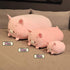 Pig Plush Pillow Soft Stuffed Animal Toy, Piggy Body Pillow, 33.5"