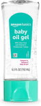 Amazon Basics Baby Oil Gel with Aloe Vera & Vitamin E, Moisturizing,