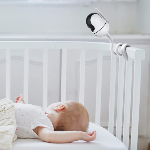 bonoch Baby Monitor Mount, Flexible Crib Camera Holder for BBM01/BBM02/BBM03, Wall Mount without Damage