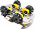 DIY Mecanum Wheel Robot Kit Parts, 4WD Omnidirectional Wheels Smart Robot Car Chassis Educational Toy