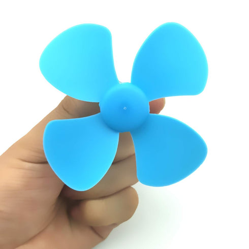 2mm 4 80mm (32PCS) EUDAX Micro DC Motor Shaft Propeller with Vanes Fan Shape for Fan Leaves Ship Model RC Boat DIY